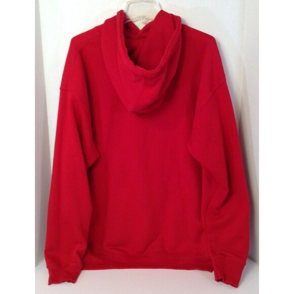 Kansas City Football Hoodie Sweatshirt Men XL Red Pullover Oversized Sports - Picture 7 of 12